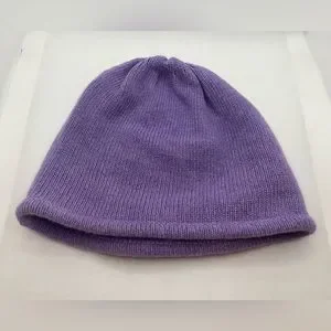 Blumarine Italy Purple Wool Hat Beanie Glitter beanie Blumarine Pink size One size International in  main image 4